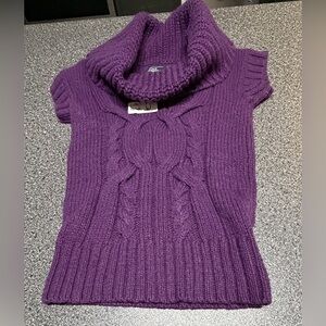 American Eagle Outfitters Rich Purple Cowl Neck Sweater